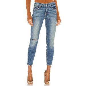 NWT TRAVE Sophie Low Rise Slim Crop Skinny Jeans in Heart Breaker Medium Wash